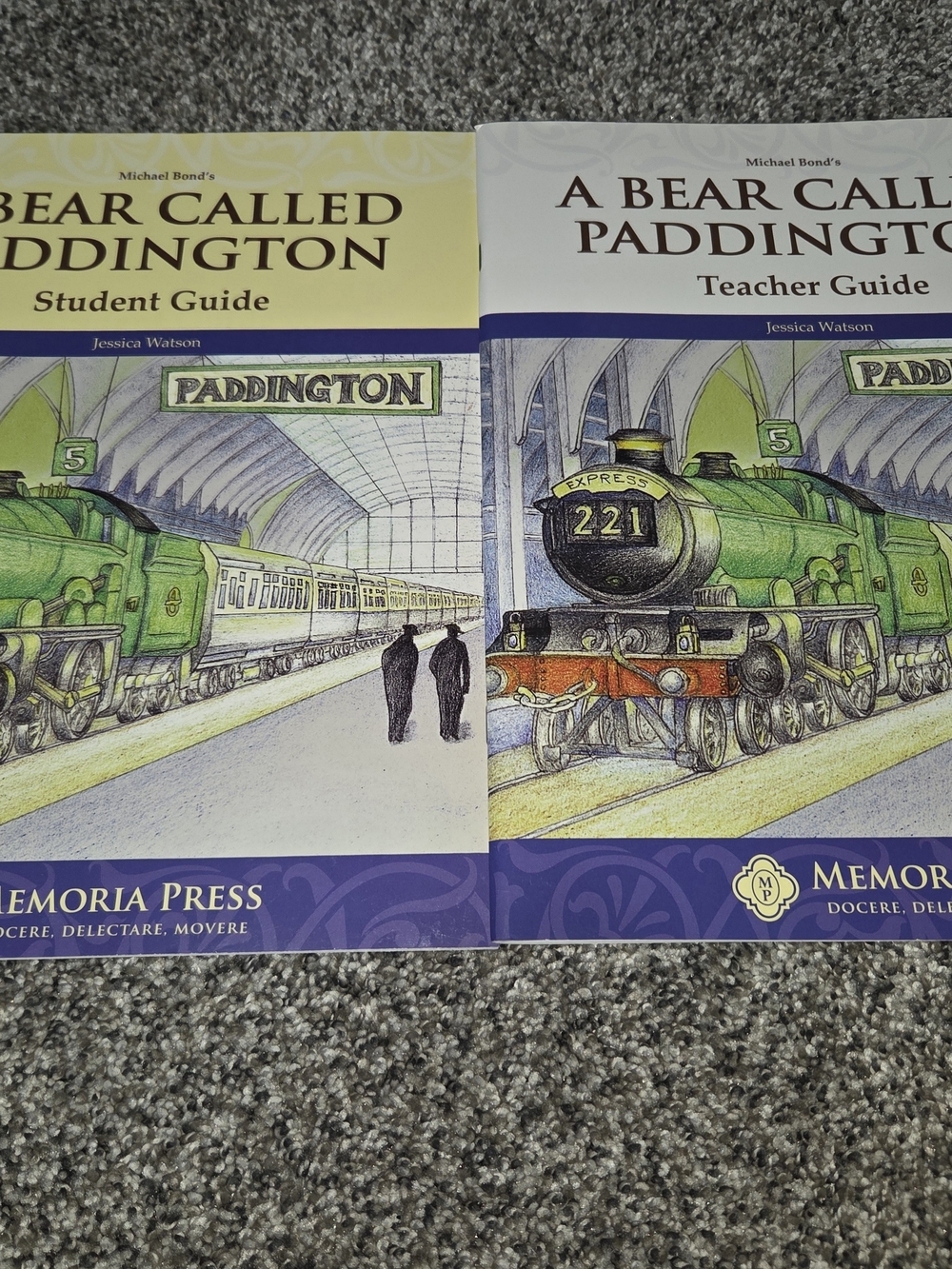 Memoria Press A Bear Called Paddington Literature Guides Student Teacher Set
